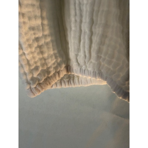 Xirena long sleeve white cotton blouse boho peasant sz L - Picture 8 of 11